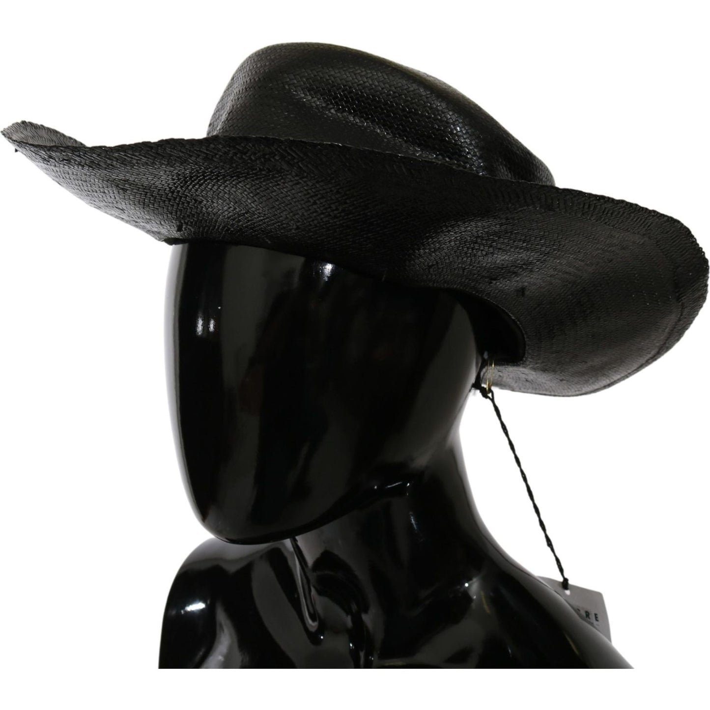 Costume National Black Wide Brim Cowboy Solid Hat Hat