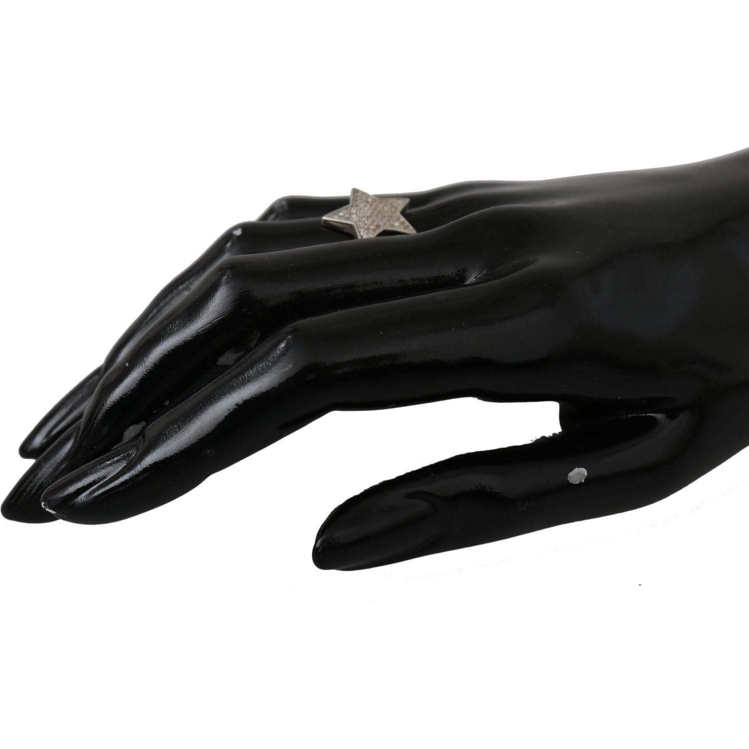 Nialaya Silver Womens Clear CZ Star 925 Ring