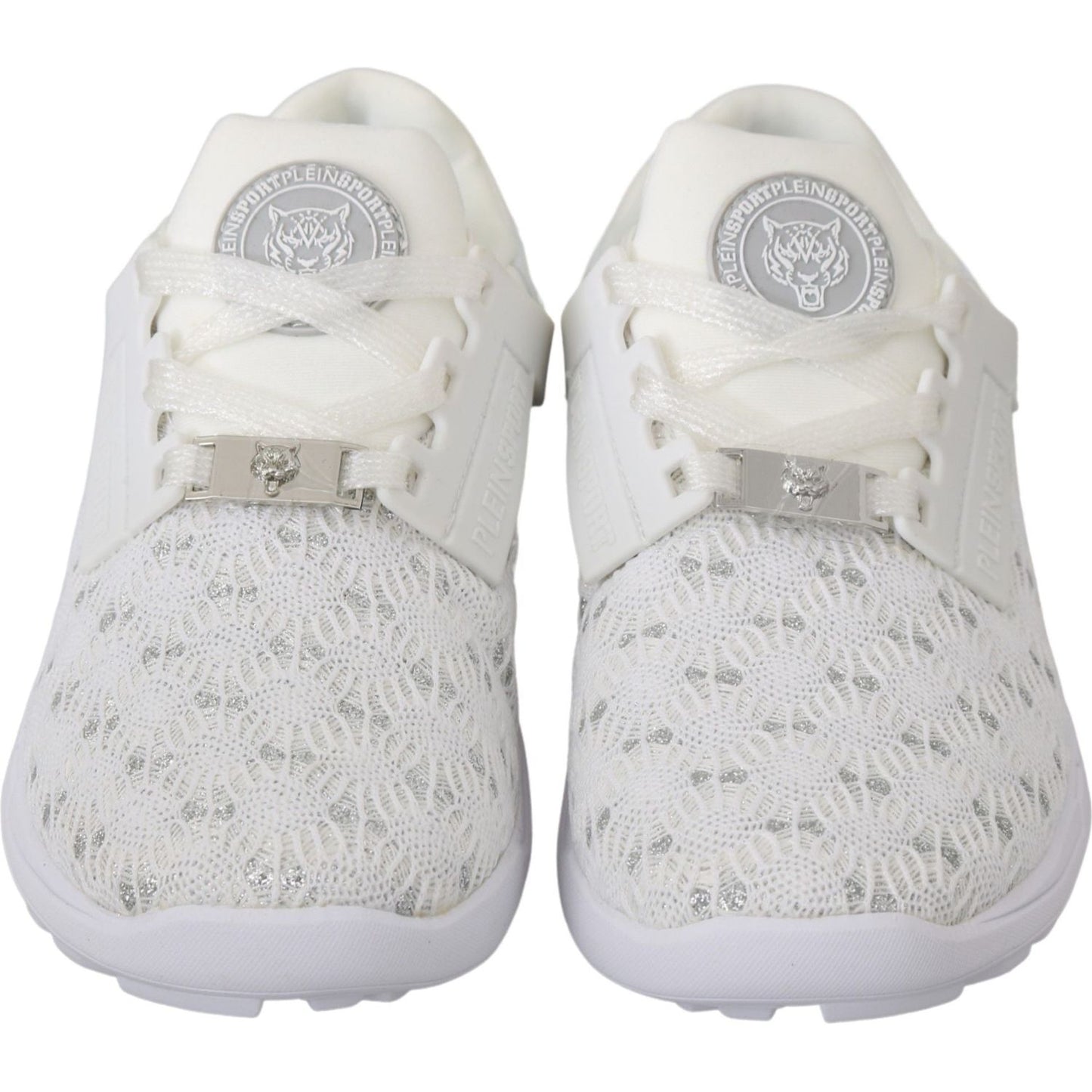 Philipp Plein White Polyester Casual Sneakers Shoes WOMAN SNEAKERS