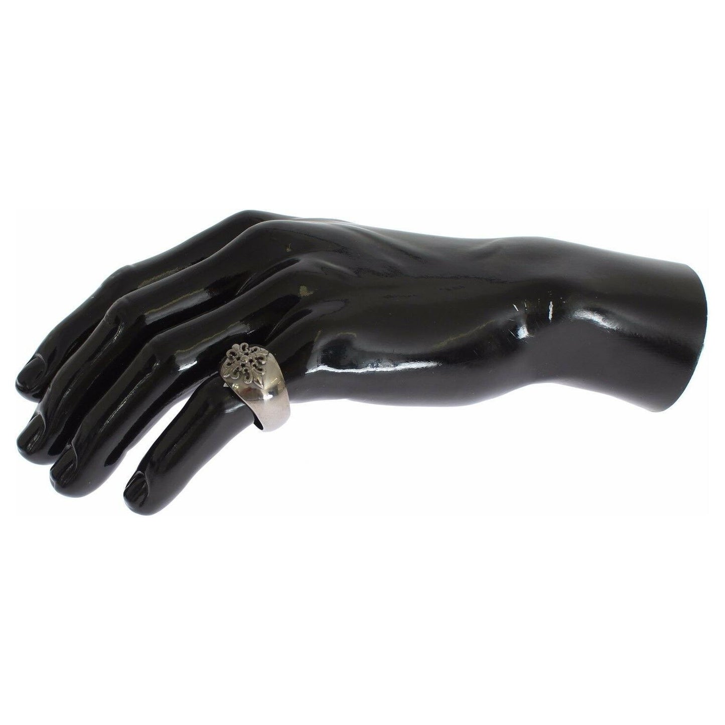 Nialaya Silver 925 Sterling Authentic Crest Ring Ring