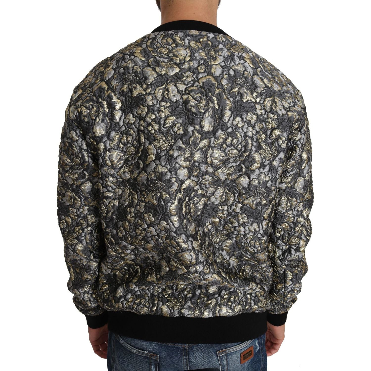 Dolce & Gabbana Multicolor SAMBA Jacquard Palmtree Pullover Sweater