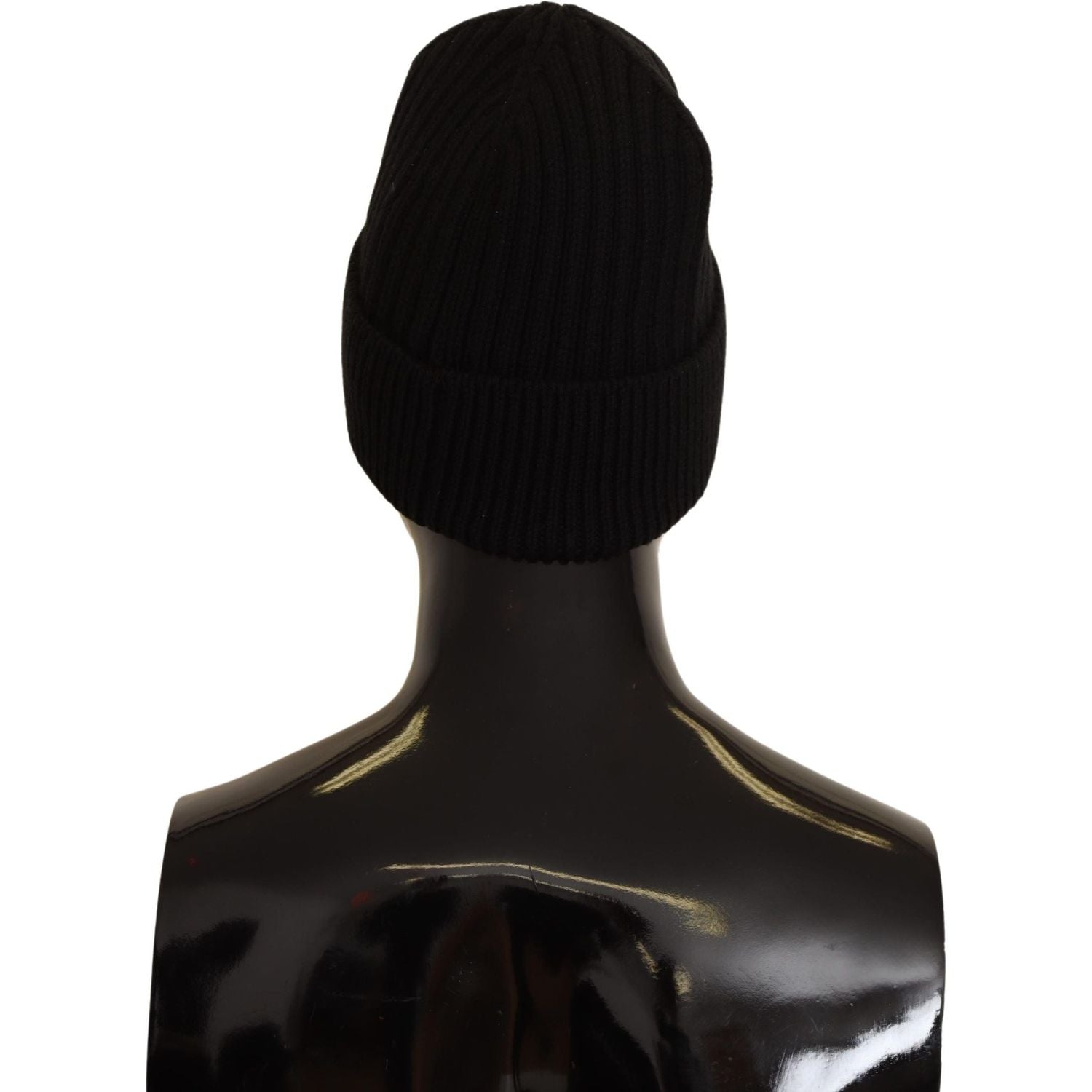 Dolce & Gabbana Black Wool Knit Women Winter Hat