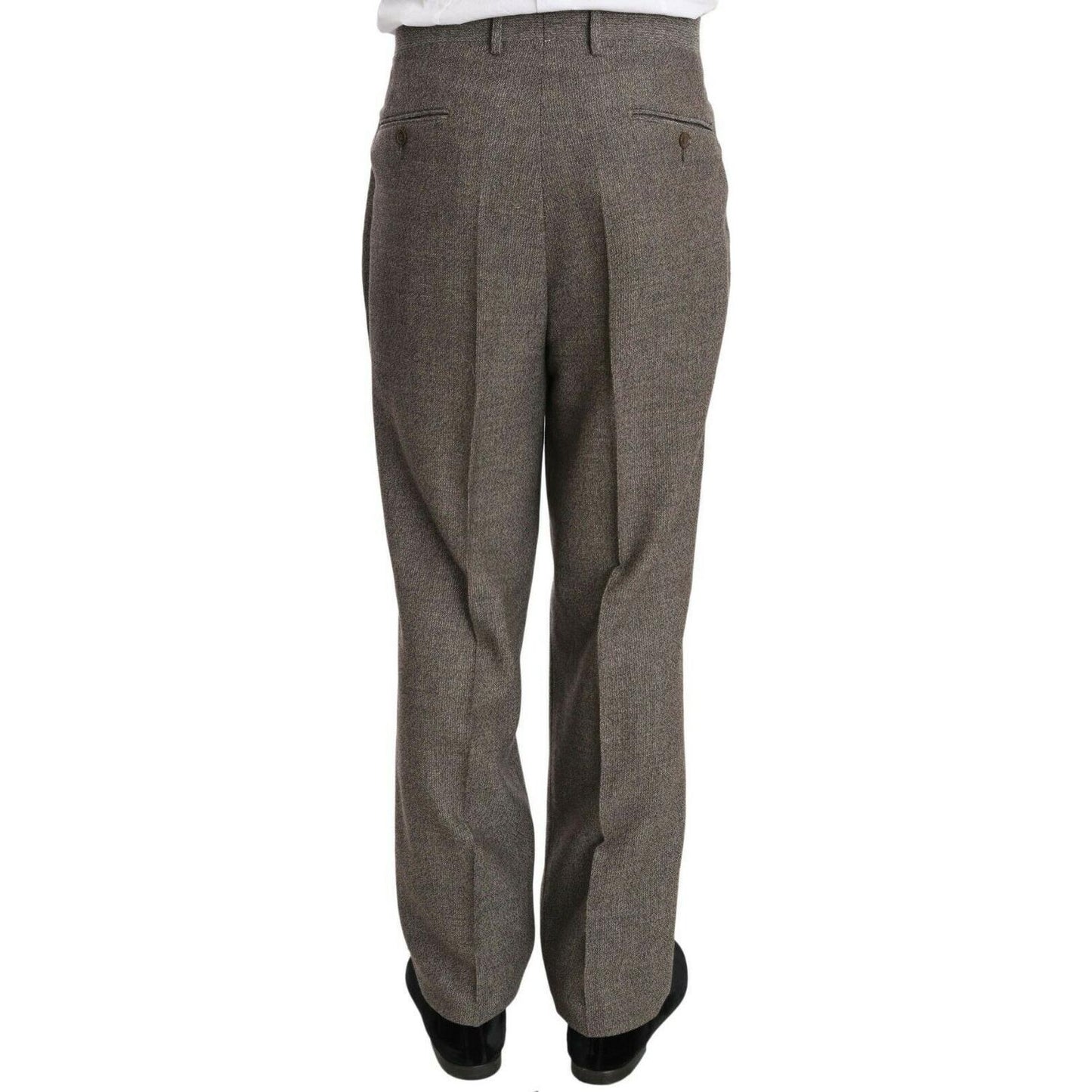 Fendi Brown Wool Regular Single Breasted Suit Suit