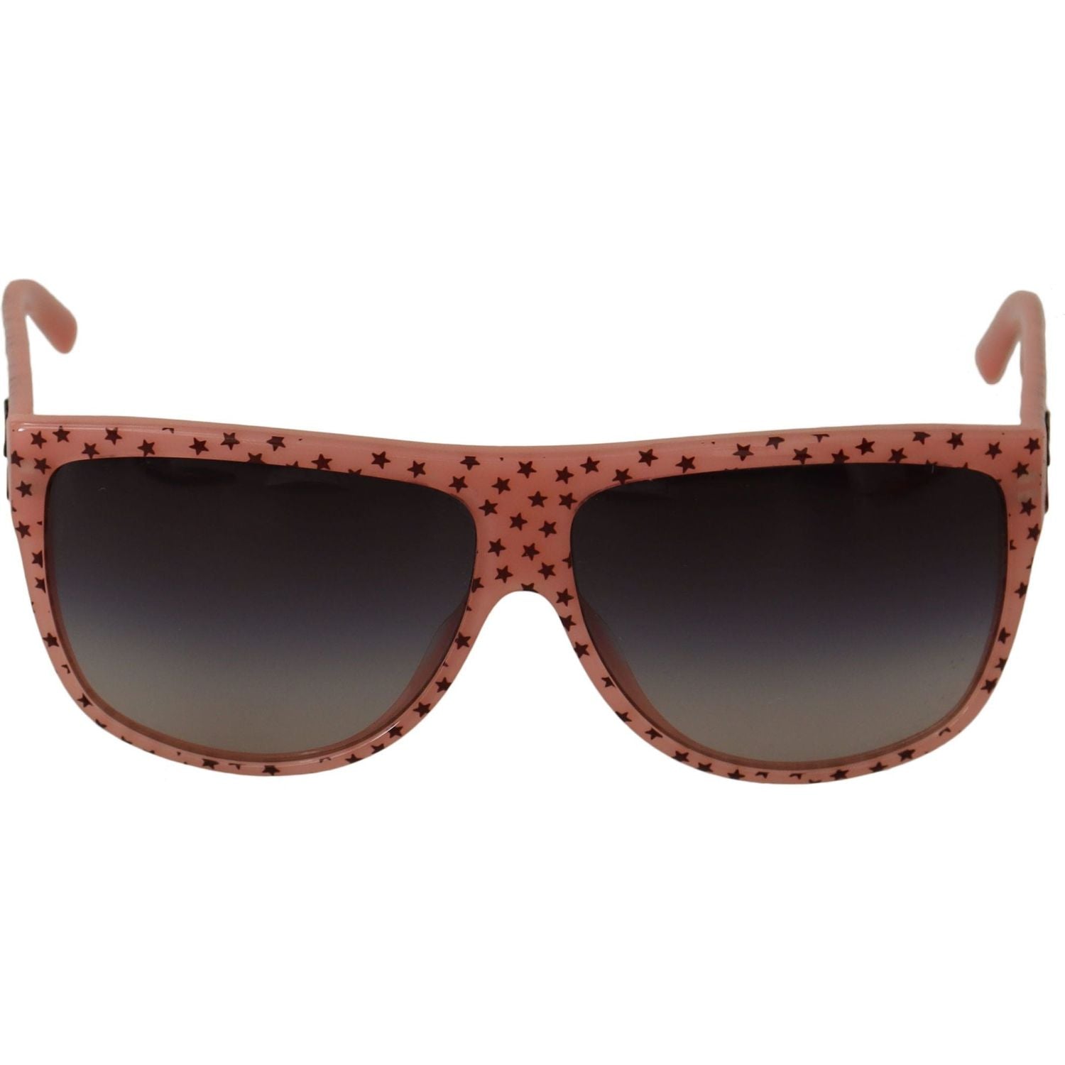 Dolce & Gabbana Brown Stars Acetate Frame Women Shades Sunglasses