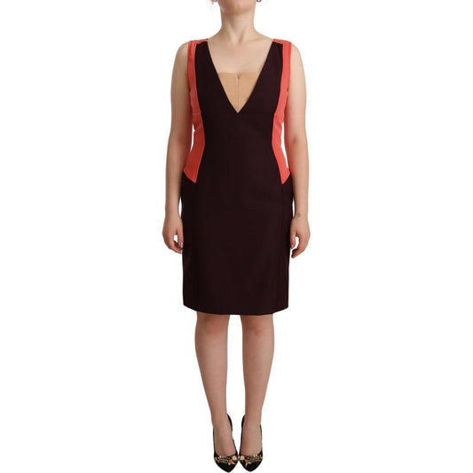 CO|TE Multicolor Polyester Sleeveless Sheath Knee Length Dress WOMAN DRESSES