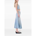 Ganni Flared denim skirt Skirts