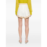 Zimmermann Waverly embroidered linen shorts Short trousers