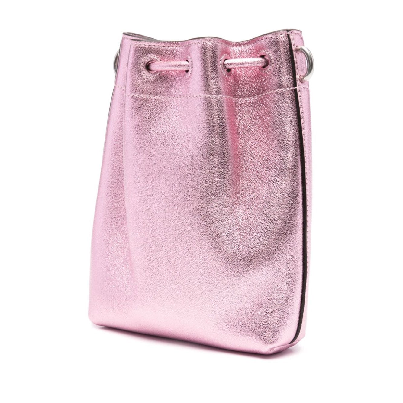 Front view with bag zipped and handles upright.
