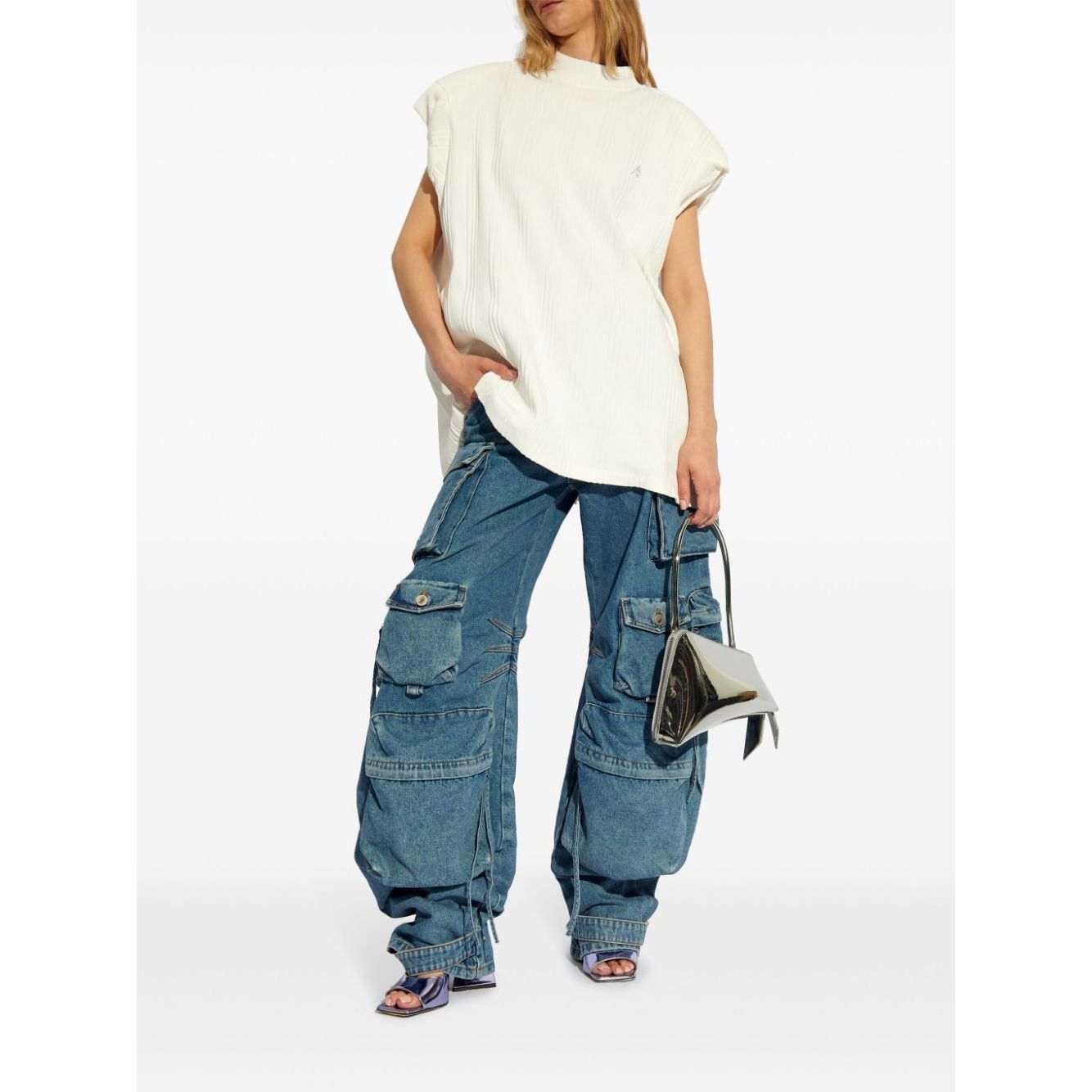 The Attico T-shirts and Polos White