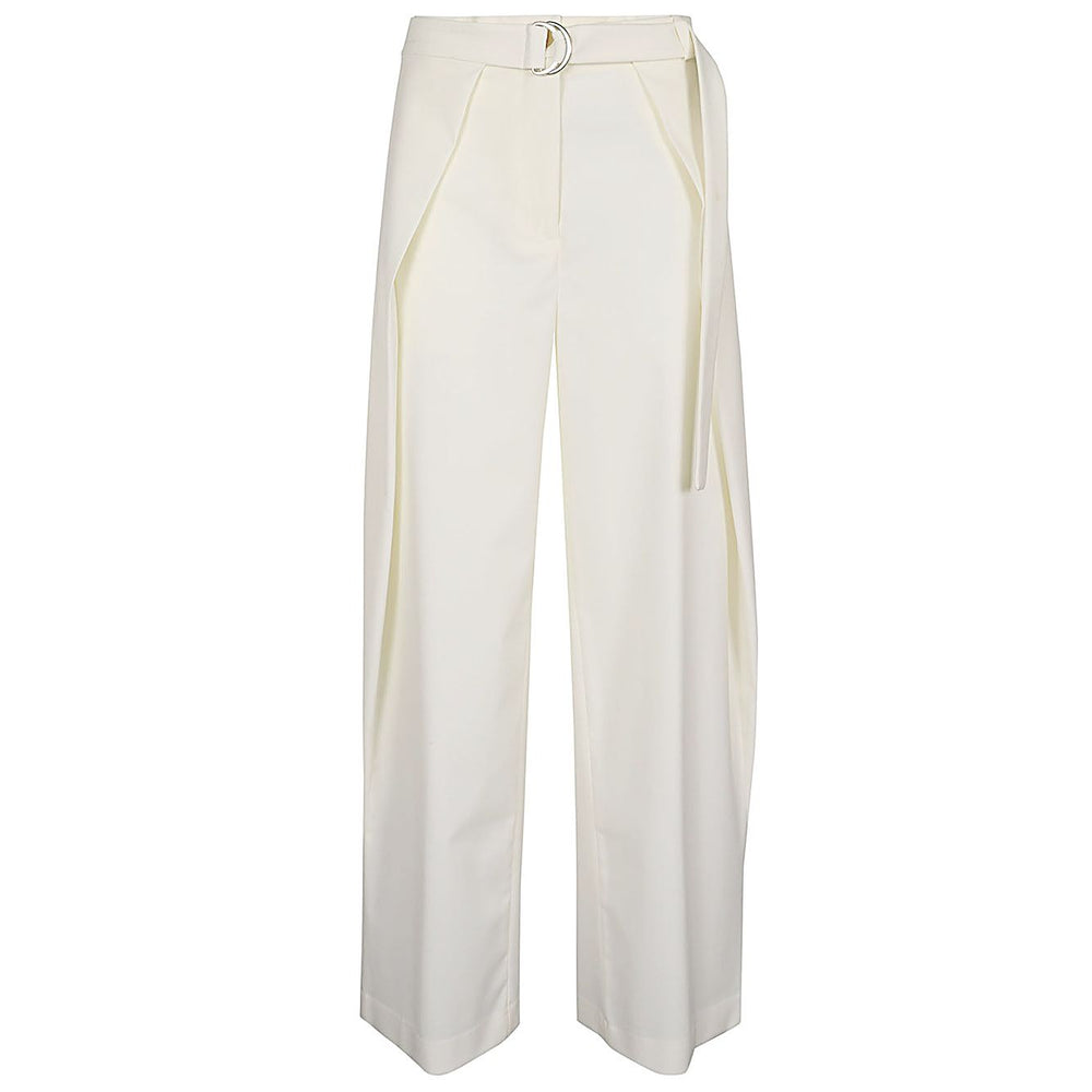 Erika Cavallini Semi-Couture Trousers White