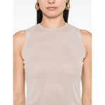 Saint Laurent Short Dress With Ruffles