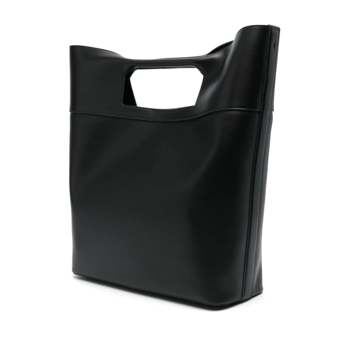 Front view with bag zipped and handles upright.