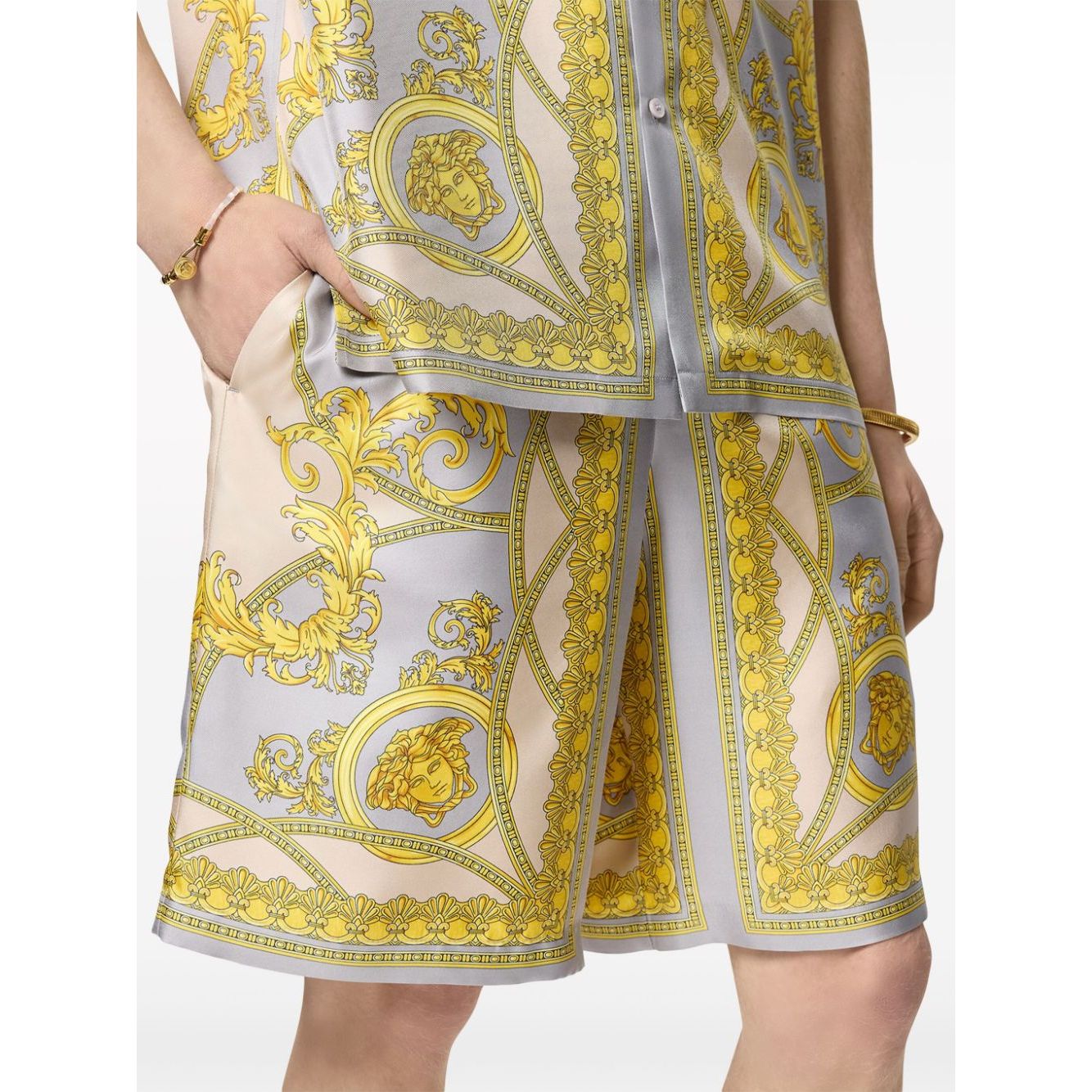 Versace La Coupe des Dieux silk shorts