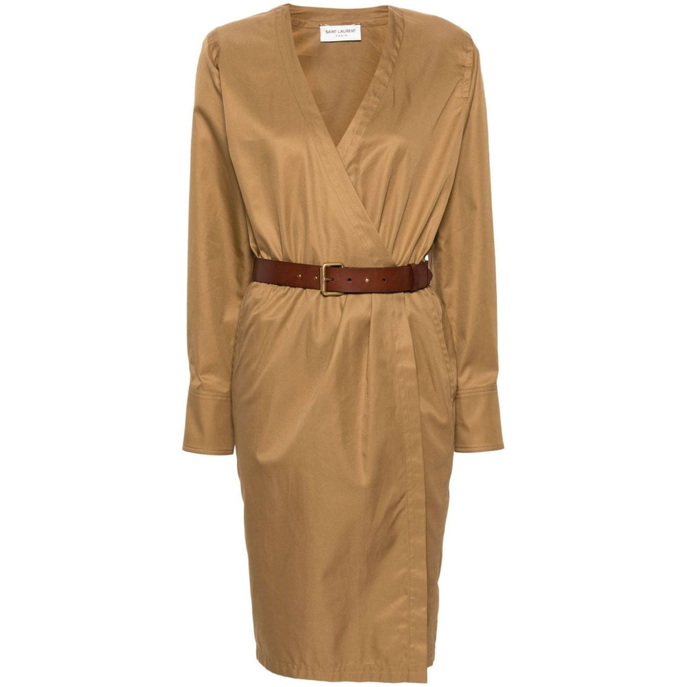 Saint Laurent belted dress