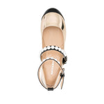 MACH & MACH Flat shoes Golden