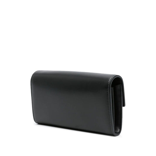 Balmain logo-plaque leather crossbody bag