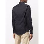 Emporio Armani logo-patch Longsleeved Shirt Shirts