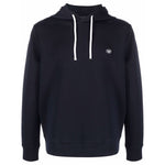 Emporio Armani long-sleeved Logo Patch Hoodie Topwear