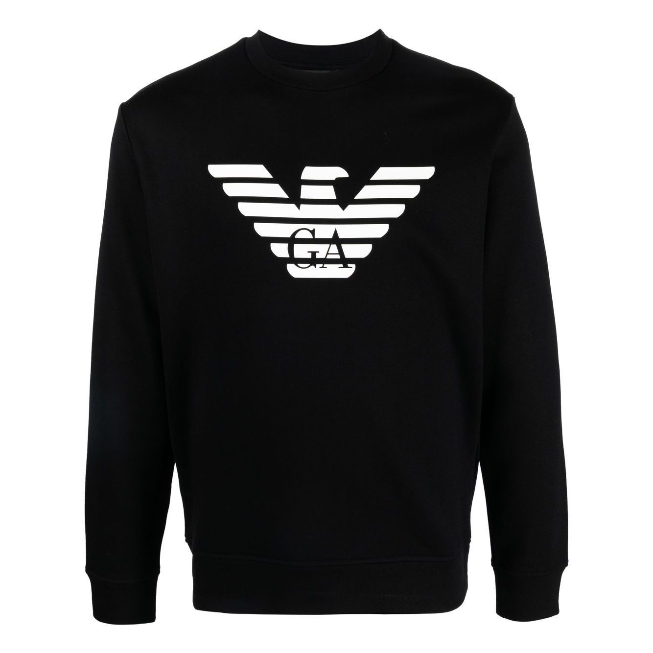 Emporio Armani Modal-blend sweatshirt with logo print