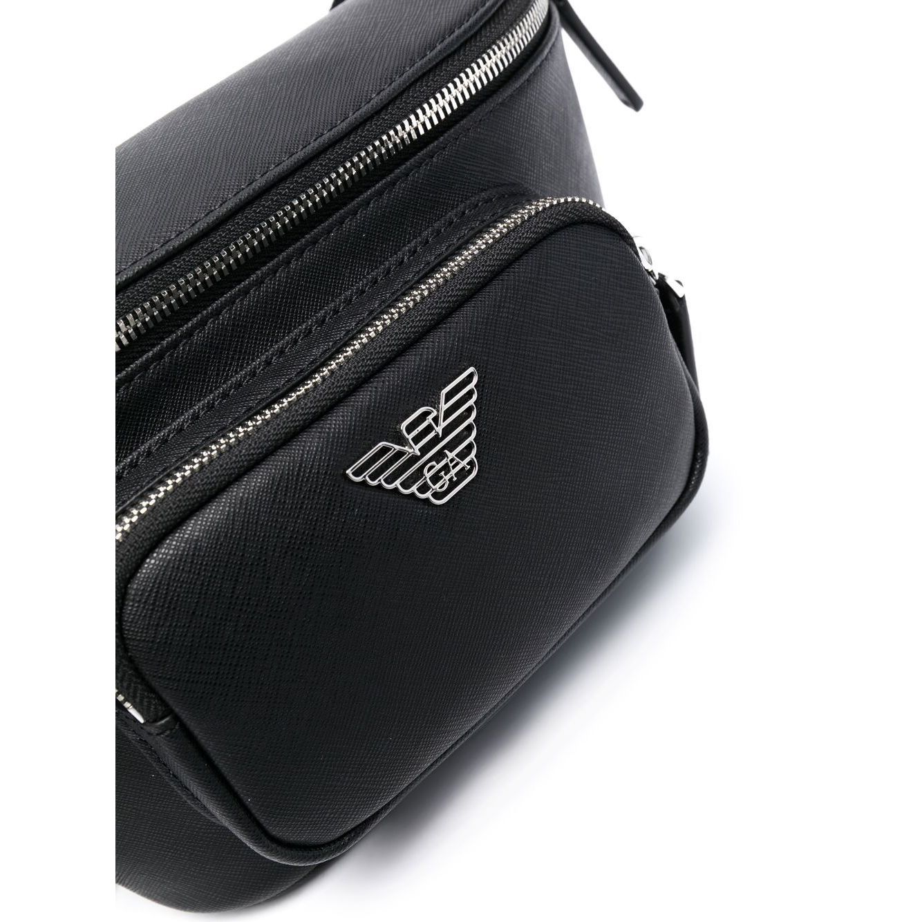 Emporio Armani leather logo-plaque belt bag