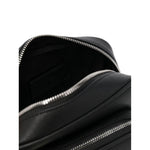 Emporio Armani logo-plaque Leather messenger bag Shoulder