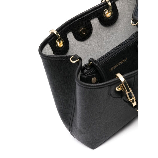 Emporio Armani embossed logo handbag