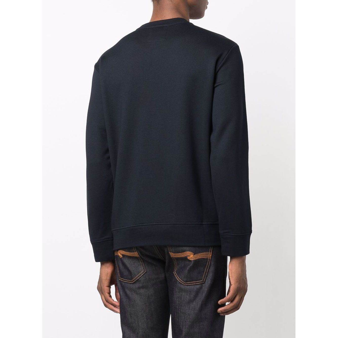 Emporio Armani Modal-blend sweatshirt with logo print Topwear