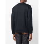 Emporio Armani Modal-blend sweatshirt with logo print Topwear