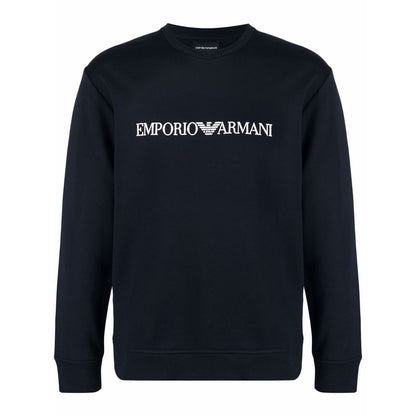 Emporio Armani Modal-blend sweatshirt with logo print