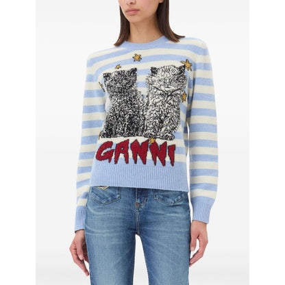 Ganni Sweater with embroidery