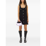 Ganni crepe mini dress