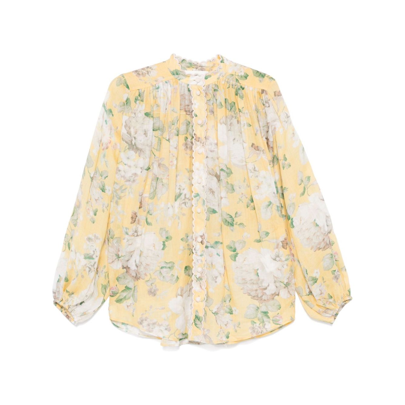 Zimmermann Acacia Scalloped Shirt Shirts