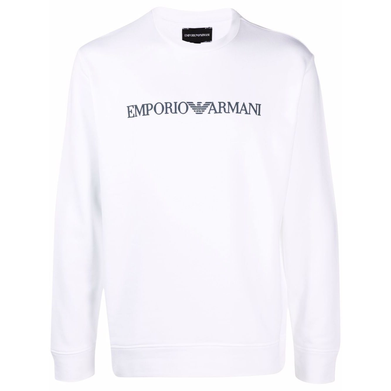 Emporio Armani Modal blend sweatshirt with logo print