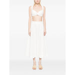 Zimmermann Crush embroidered midi skirt