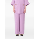 Valentino Silk Wide-Leg Trousers