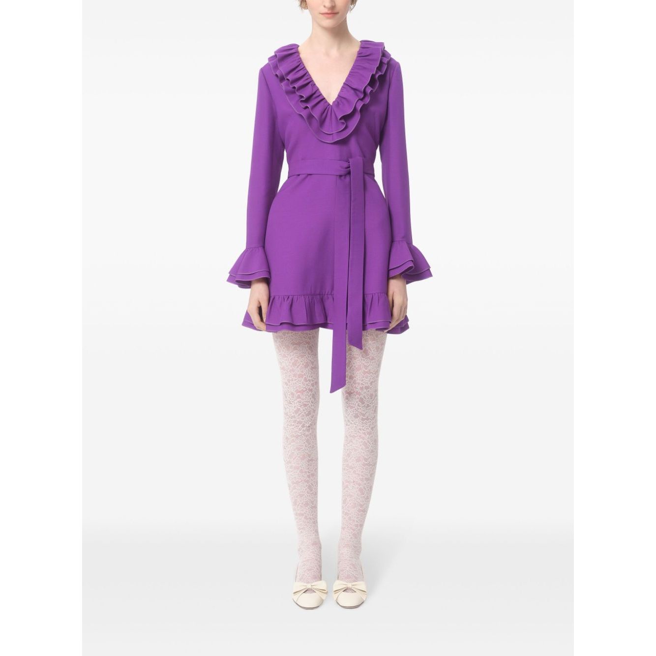 Valentino Crepe couture mini dress