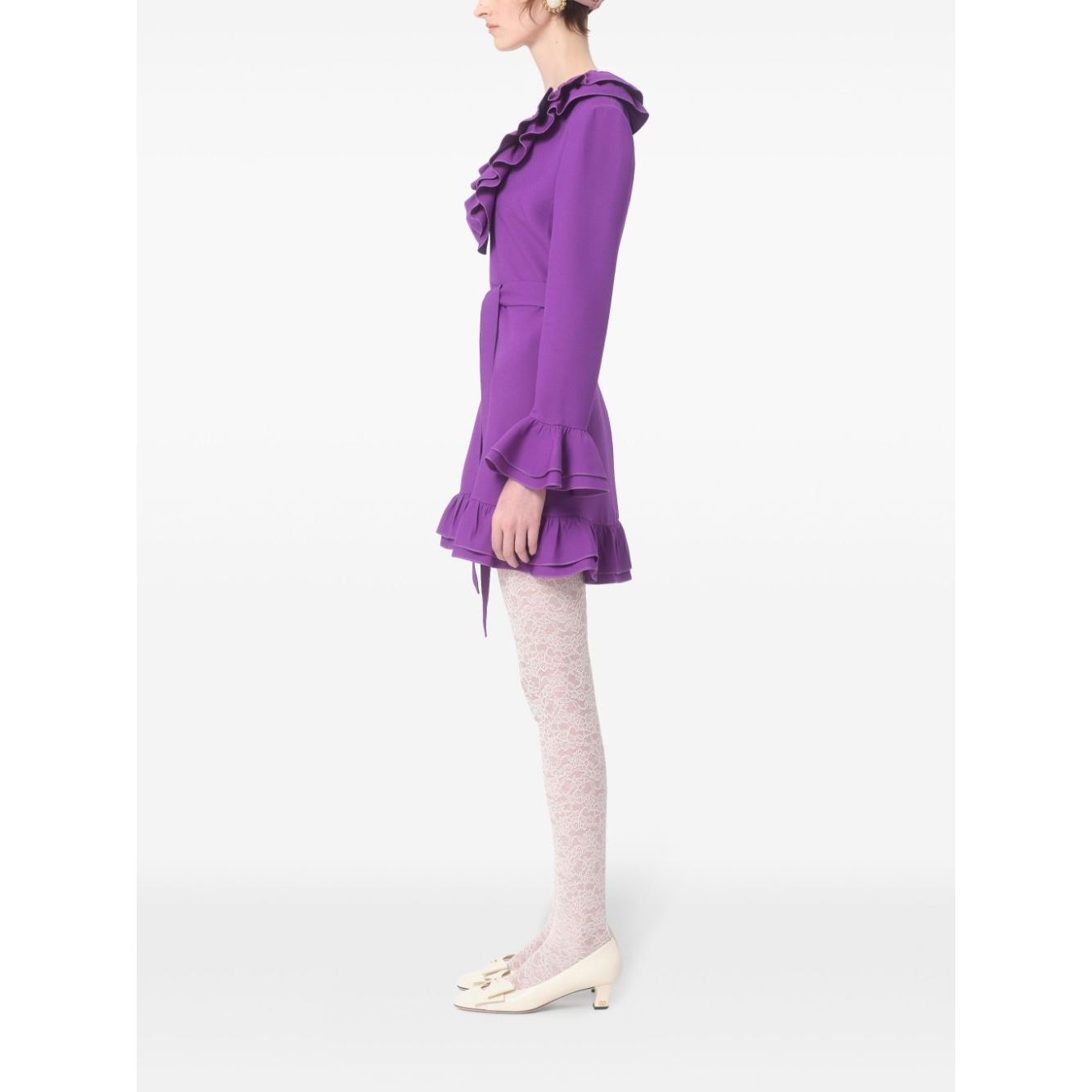 Valentino Crepe couture mini dress