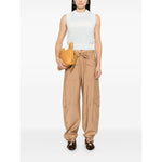 Ganni Openwork cotton vest
