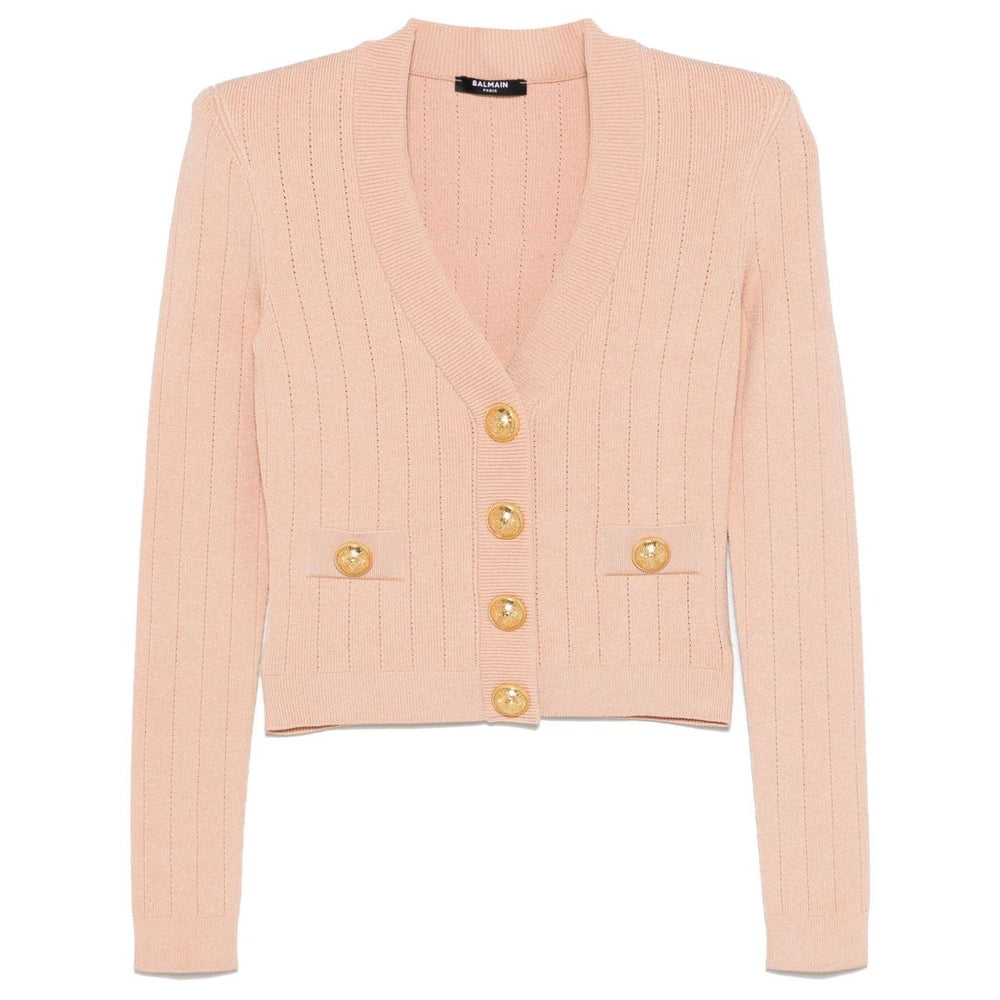 Balmain cropped Knit cardigan