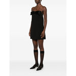 Self-Portrait crepe bandeau mini dress