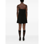 Self-Portrait crepe bandeau mini dress