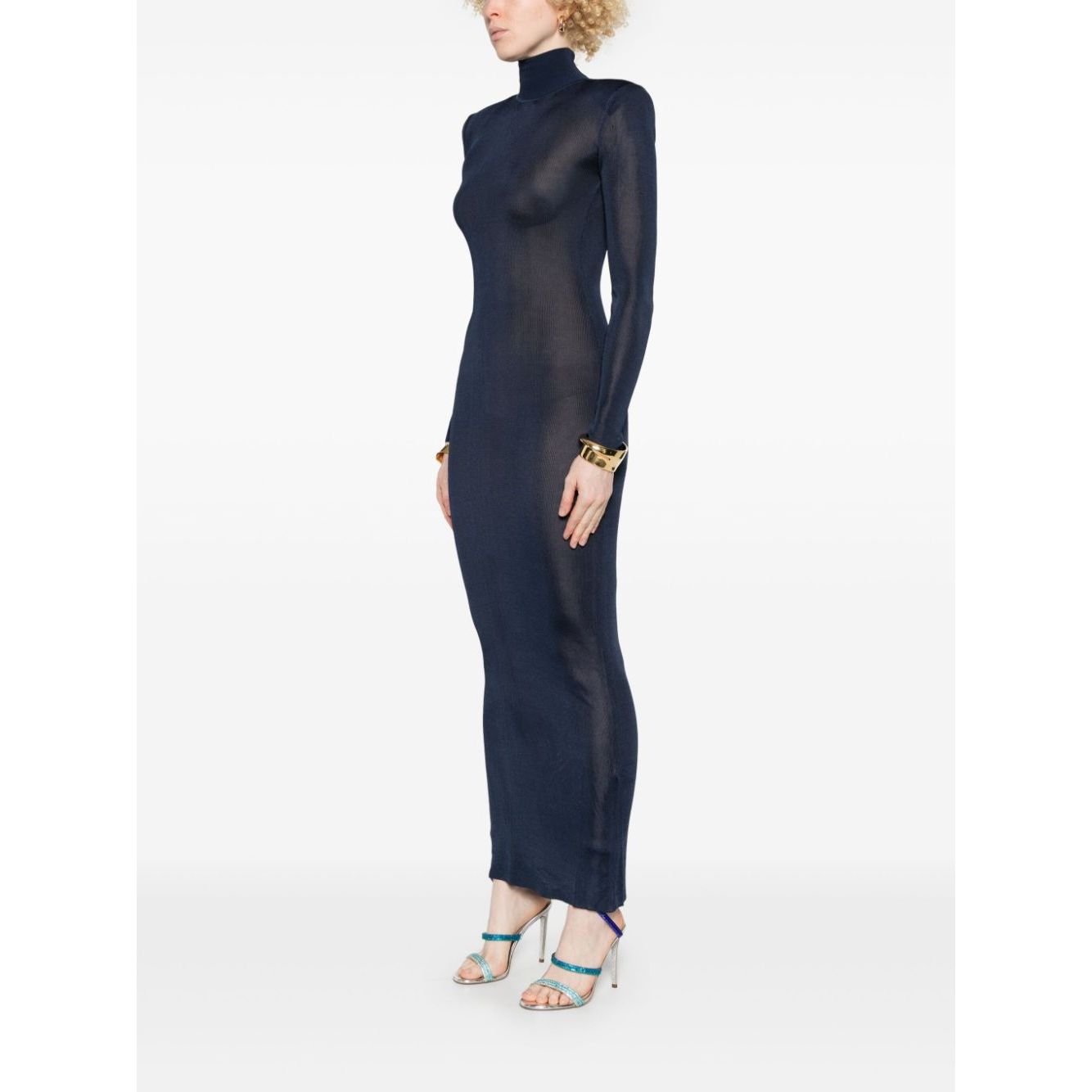 Self-Portrait knitted maxi dress