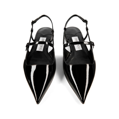 Jimmy Choo Didi Flat Patent Leather Low Shoes