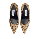 Jimmy Choo Love 85 Leopard Print Pony Pumps