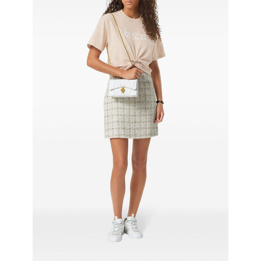 Versace 1978 Re-Edition Logo Safety Pin Short T-Shirt