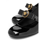 Versace Gianni Ribbon Patent Slingback Pumps 35 mm