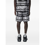 Versace Medusa Chains Silk Shorts