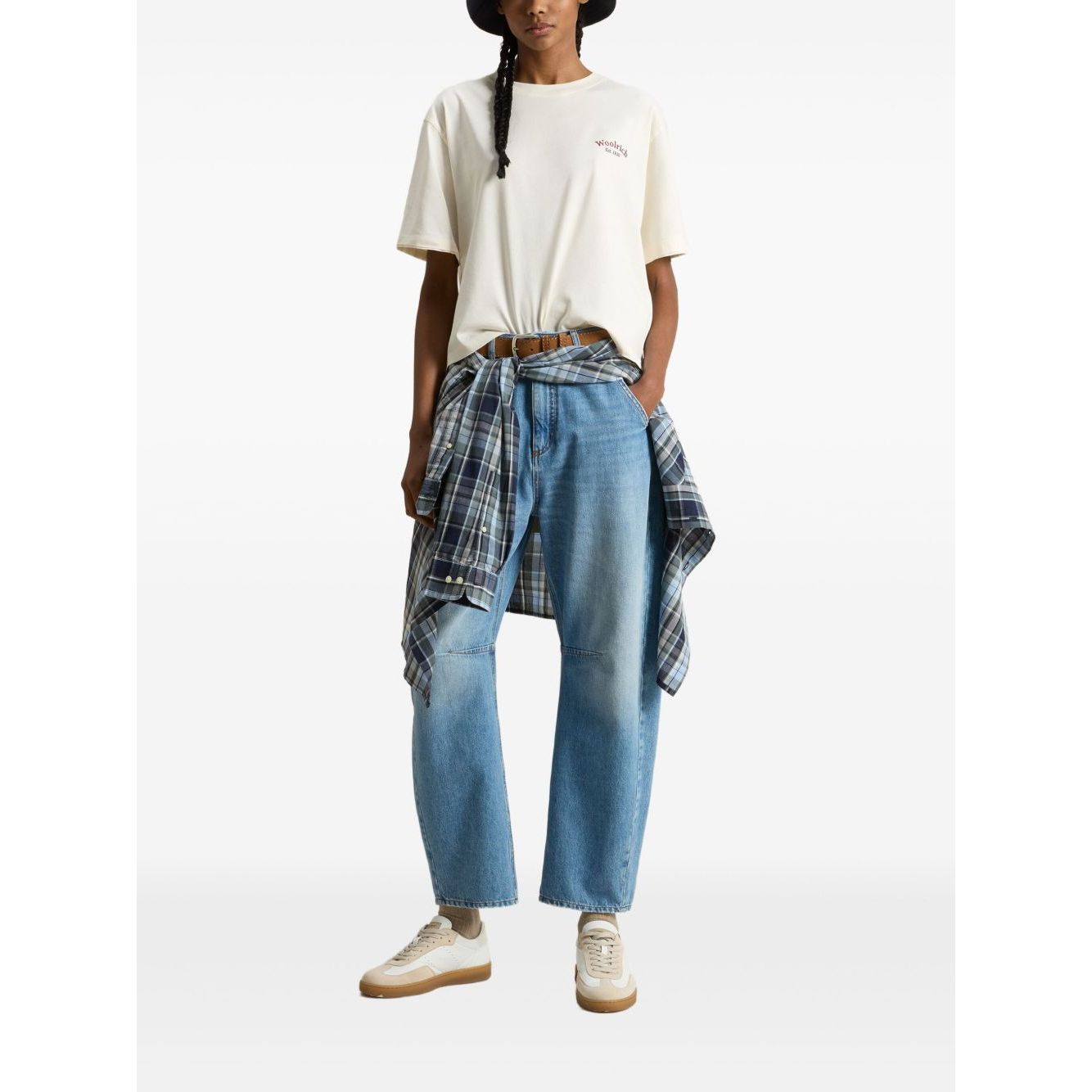 Woolrich Pure Pima Cotton T-Shirt with Logo