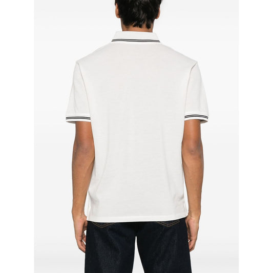 Emporio Armani Piqué polo shirt with piped collar