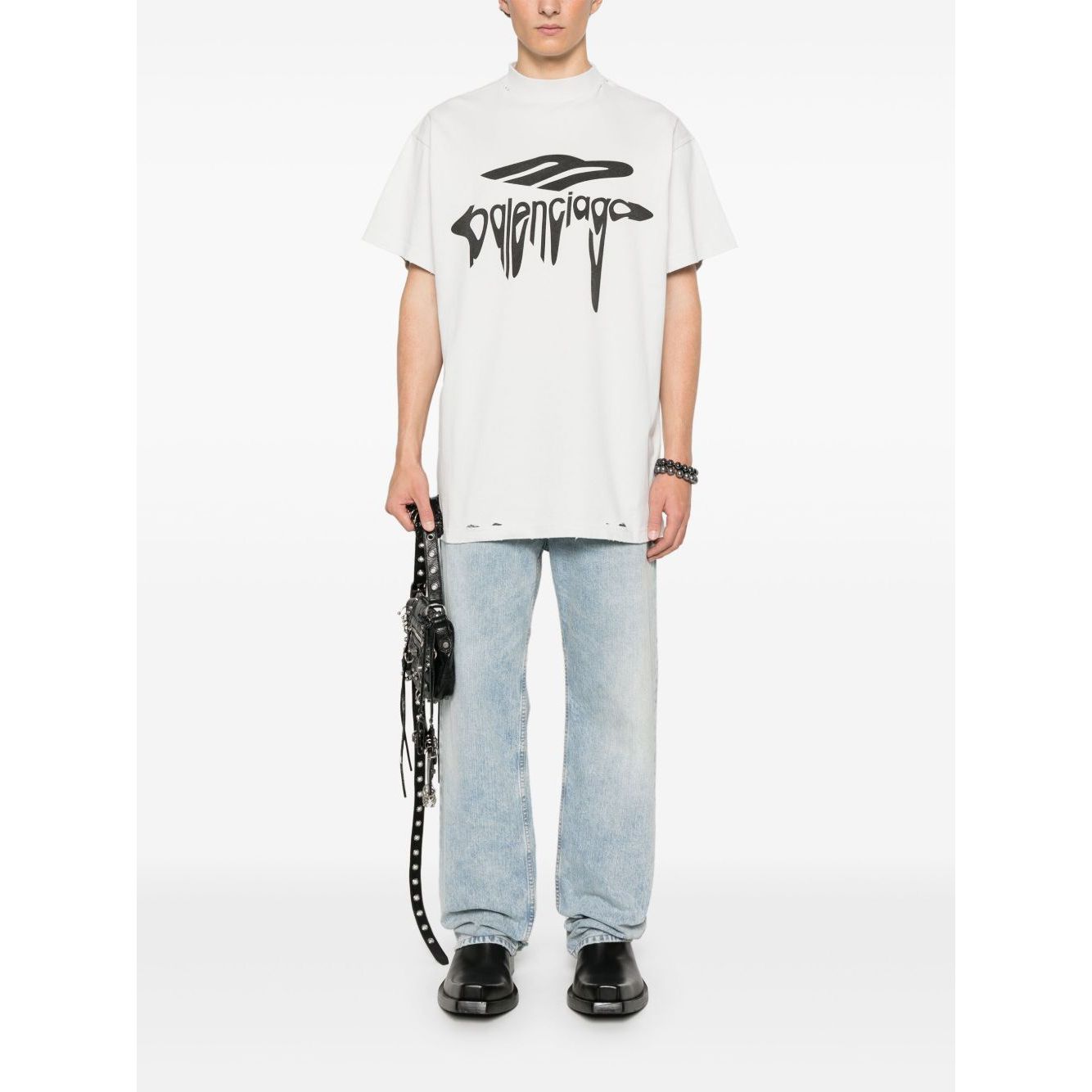 Balenciaga T-shirts and Polos White